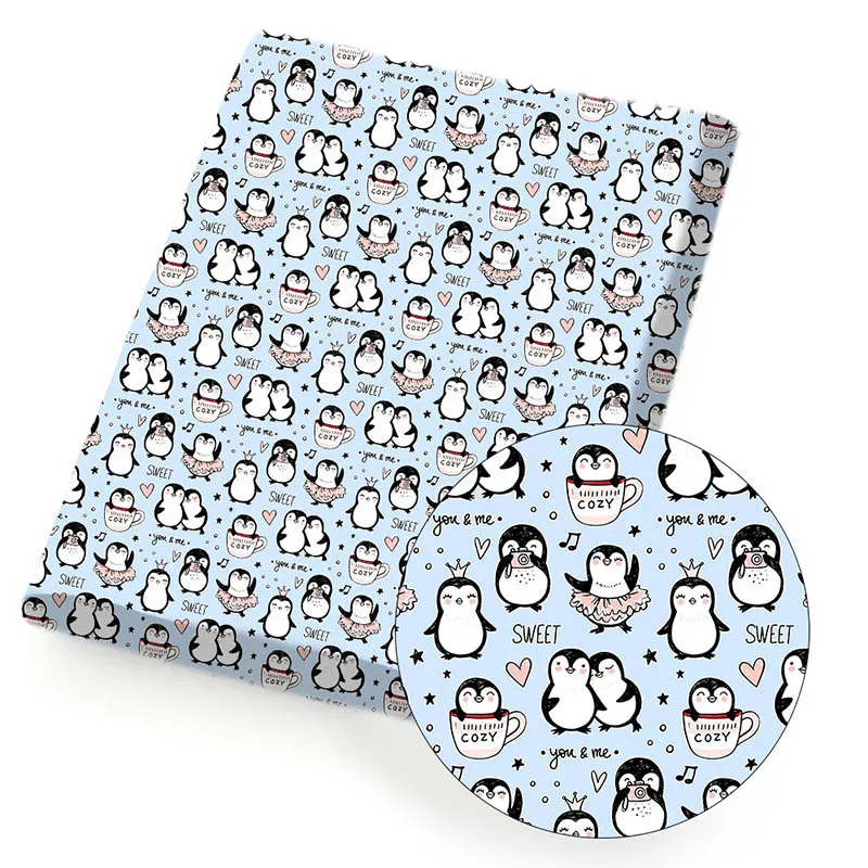 1 шт. простыни из полиэстера и хлопка с рисунком Пингвин лиса 45*145 см | Дом сад