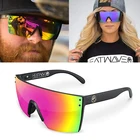 Солнцезащитные очки мужские и женские, квадратные, с соединенными линзами, UV400, 2021