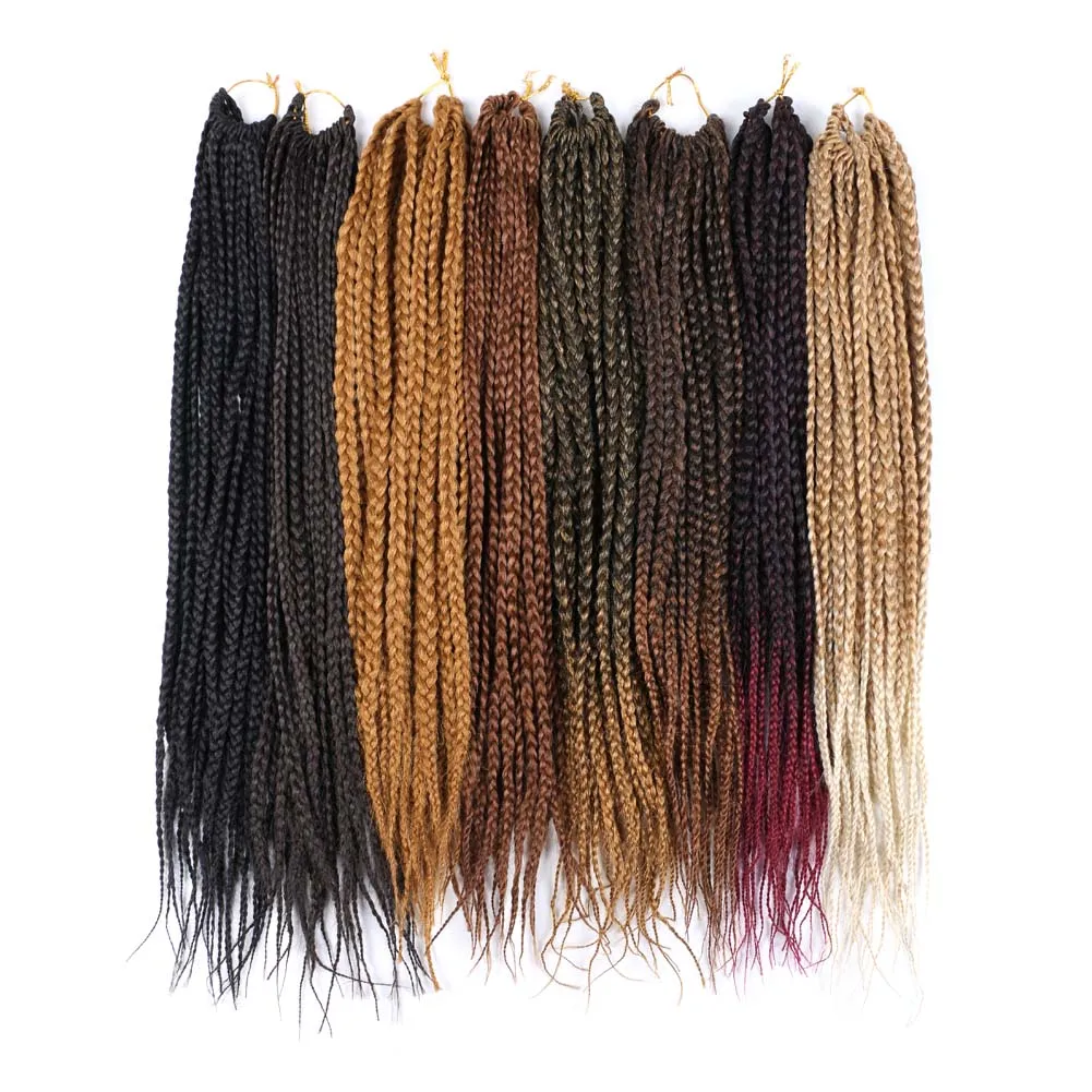 Mtmei косички для волос вязания крючком 18 дюймов Синтетические наращивания