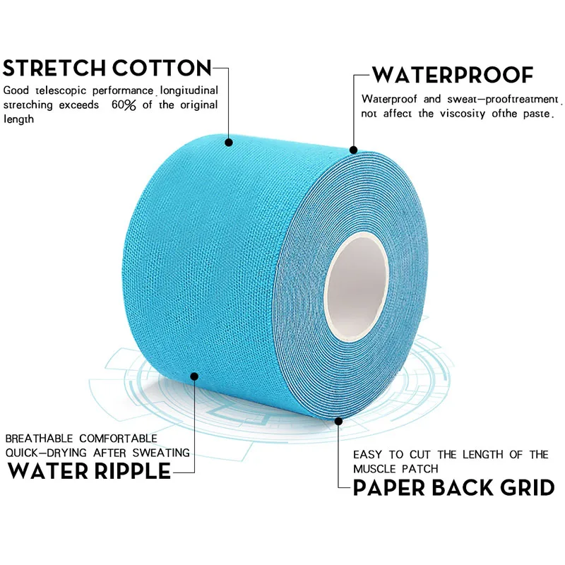 Эластопласт спортивный бандаж медицинская кинезиологическая лента клейкая