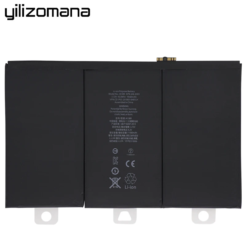 YILIZOMANA аккумулятор для планшета для iPad 3/4 rd 11560mAh A1403 A1416 A1430 A1433 A1459 A1460 A1389 сменный аккумулятор+ Инструменты