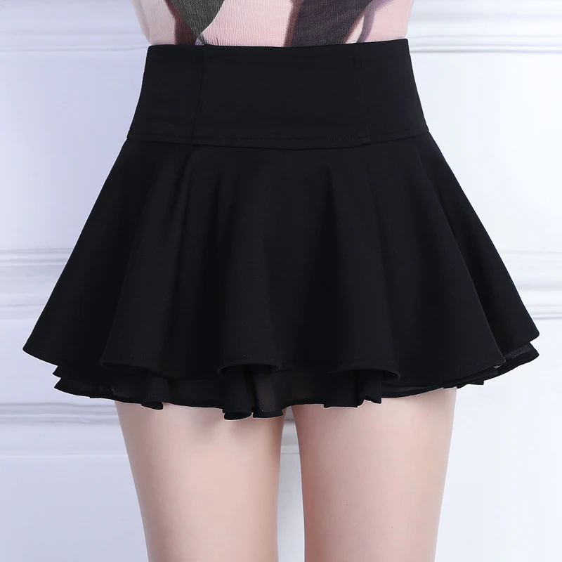

Women A-line Short Skirt Sweet Fashion Korean Style Sexy Clothing Casual 2021 Summer Female Pleated Cake Pengpeng Mini Skirts