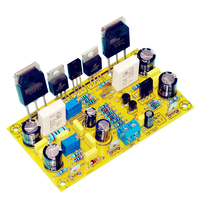 Плата усилителя мощности PCB DX AMP класс A и B дискретные компоненты 1 0 каналов 100 Вт |