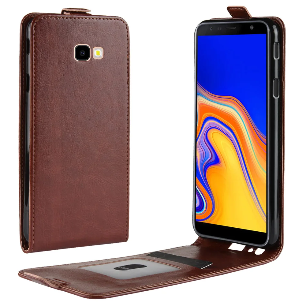 

Чехол для Samsung Galaxy J4, вертикальный и вертикальный цветной чехол для Samsung Galaxy J4 Plus J415F J415 SM-J415F J4Plus J 4, чехол