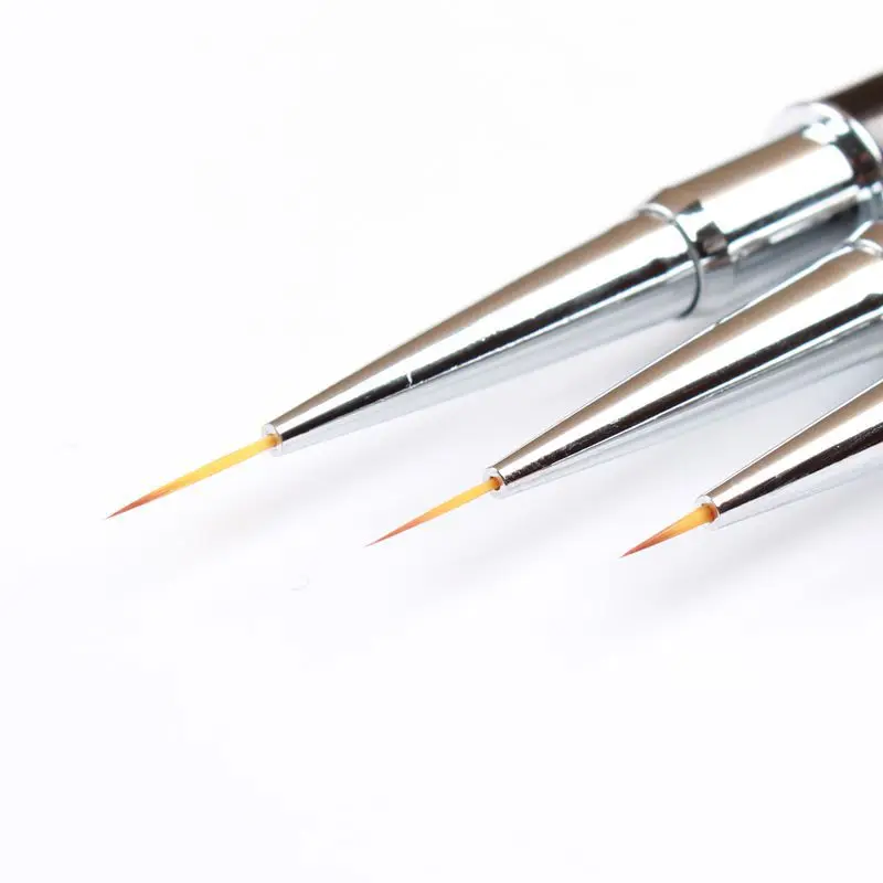 3 шт./компл. 7/9/11 мм акриловые стразы для нейл-арта кисти рисования полосатые линии