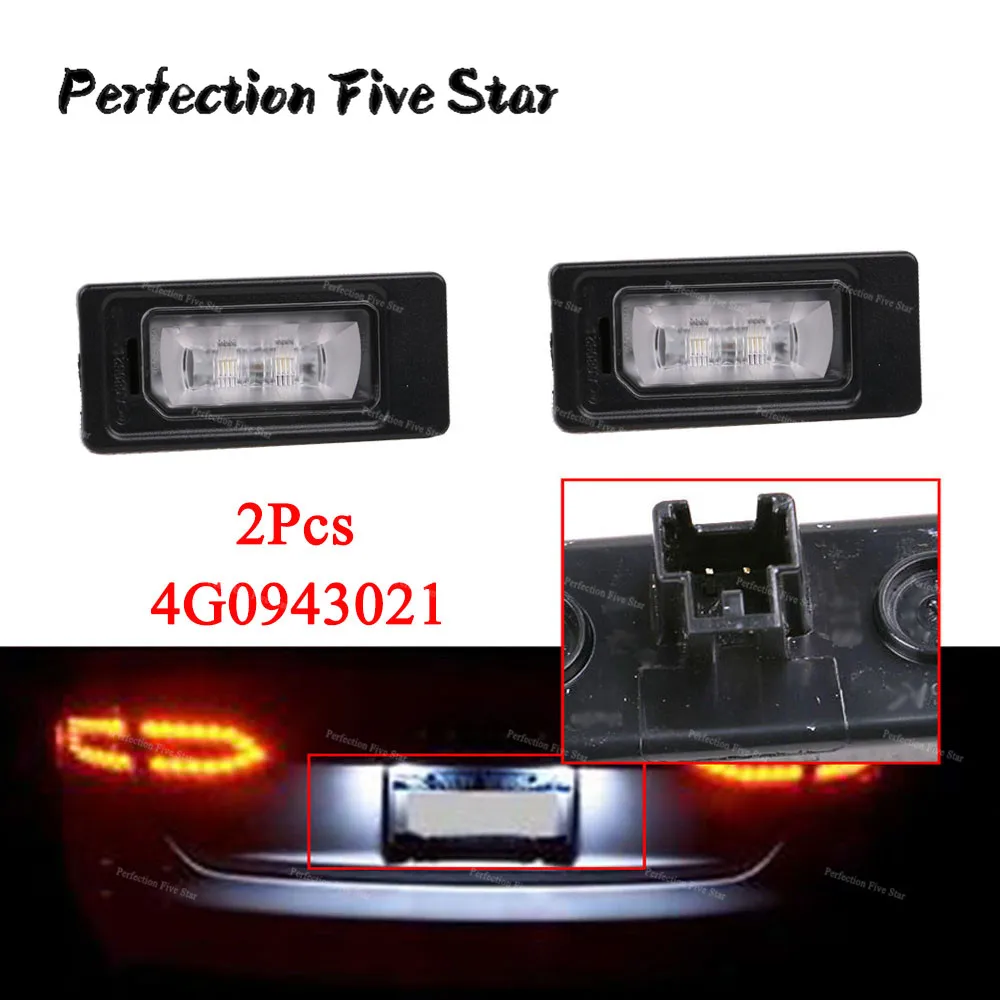 2 шт. светодиодный светильник номерного знака для Audi A1 A3 A4 A5 A6 A7 Q3 Q5 TT VW Jetta Passat 2013 2014