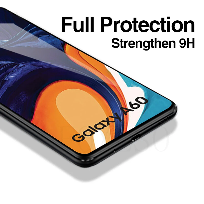 

4Pcs Full Cover Tempered Glass For Samsun Galaxy A50 A51 A52 A70 A71 A72 A10 A20E Glass Screen Protector For Samsung A20 A60 A40