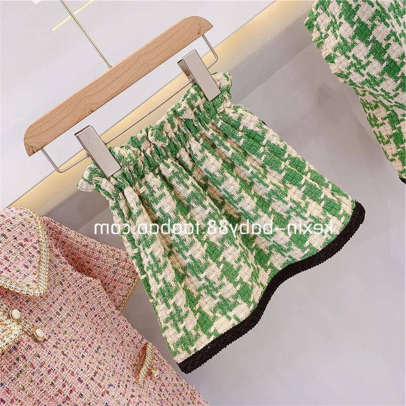 2 шт. клетчатый жилет и юбка-пачка для девочек осень 2019 | Мать ребенок