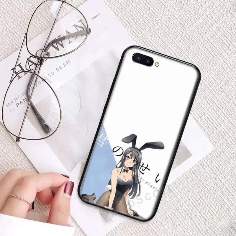 

Cute Sakurajima Mai sexy Phone Case For OPPO R9 R11 R15 R17 RENO Realme S PLUS Normal 2z 3 5 C2 pro