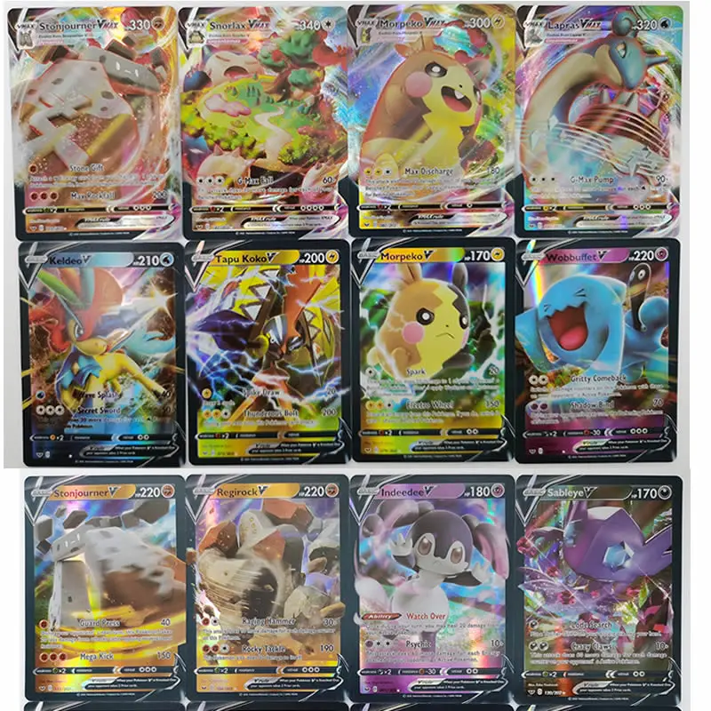 TAKARA TOMY-cartas brillantes VMAX MEGA GX EX para ni&ntilde;os, juego de intercambio en ingl&eacute;s, colecci&oacute;n de batalla, Booster, 60 uds.-4