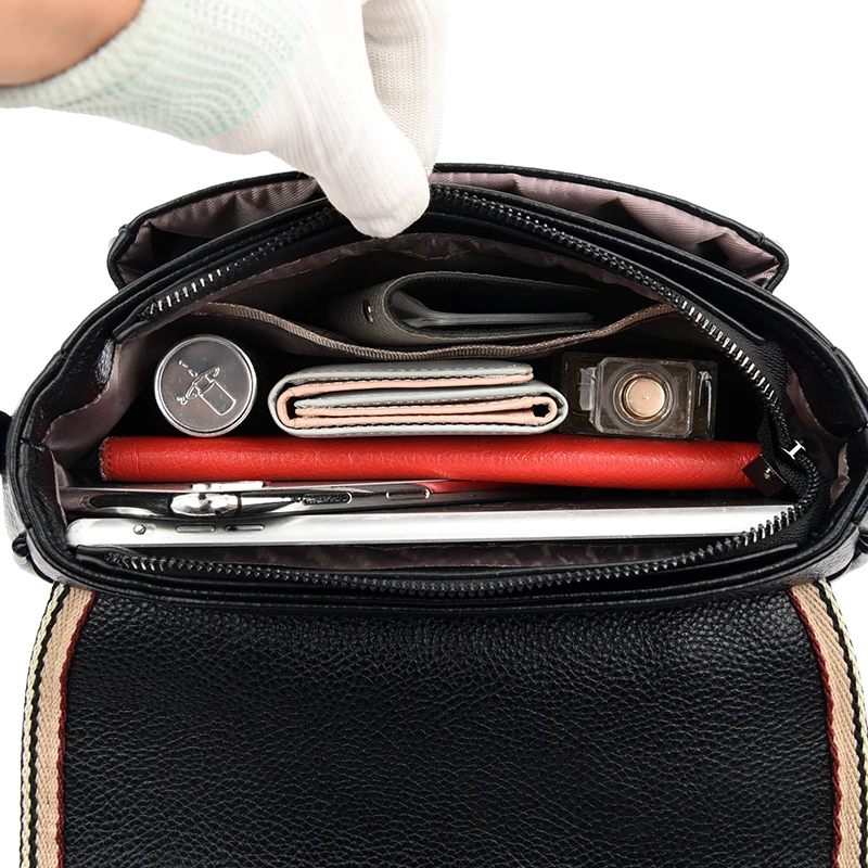 

Trendy Wide Shoulder Strap PU Clamshell Women Single Shoulder Messenger Bag Elegant Solid Color Simple Designer Crossbody Bags