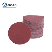 2 20pcs 6 inch 150mm round dry sandpaper glue backing pad disk sand sheets grit 60 80 hook and loop sanding disc