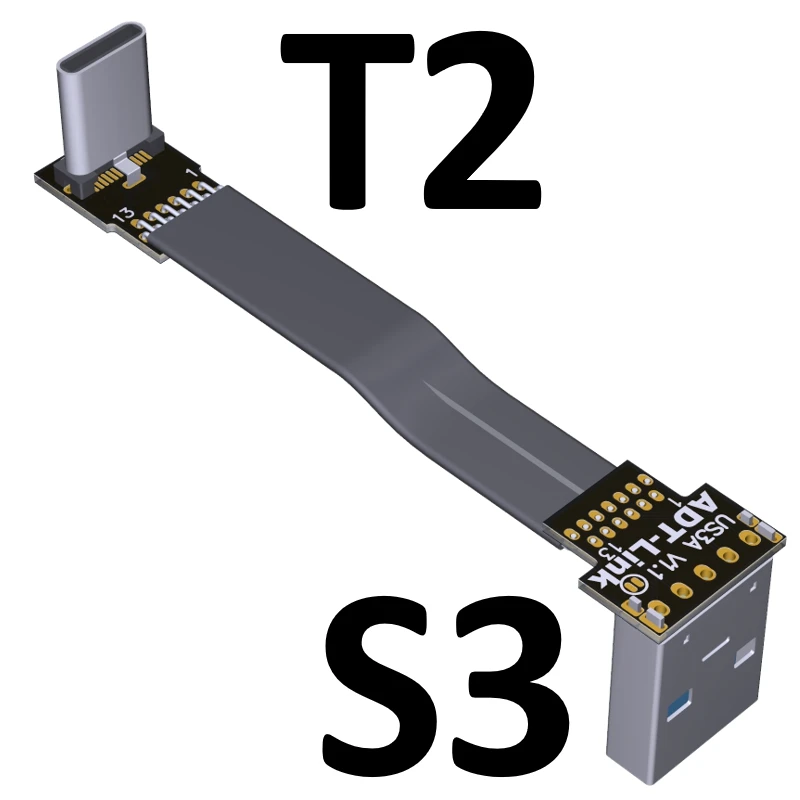USB 3.1 Type-A папа к Type-C вверх/вниз угол синхронизация данных и зарядный кабель Тип c