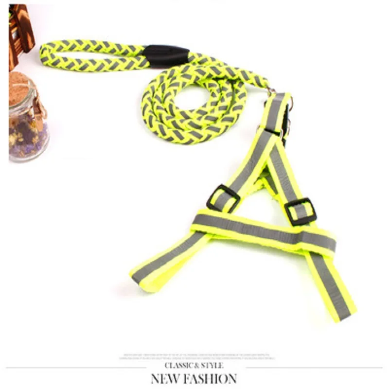 Новый Светоотражающие собаки ошейники для собак нейлоновый поводок мелких