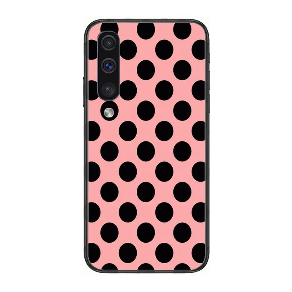 

Stripe Dot Delicate Phone Case Hull For Samsung Galaxy A 3 5 6 7 8 9 E 2018 Plus 2017 E S Black Shell Art Cell Cover TPU