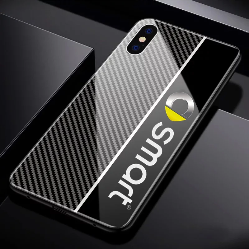 Чехол из ТПУ в автомобиль для IPhone XS MAX 8P 7 11 Plus 6 8 7p xr xs max Smart 451 453 fortwo forfour