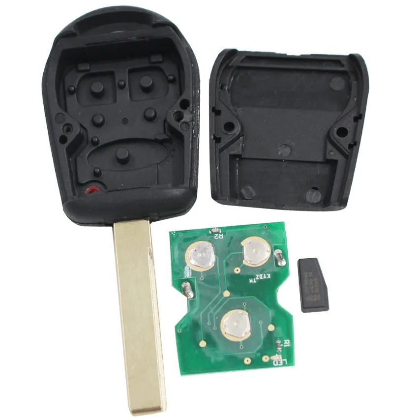 3 кнопки дистанционного управления брелок 315 МГц/433 МГц с чипом ID44 PCF7935 внутри для