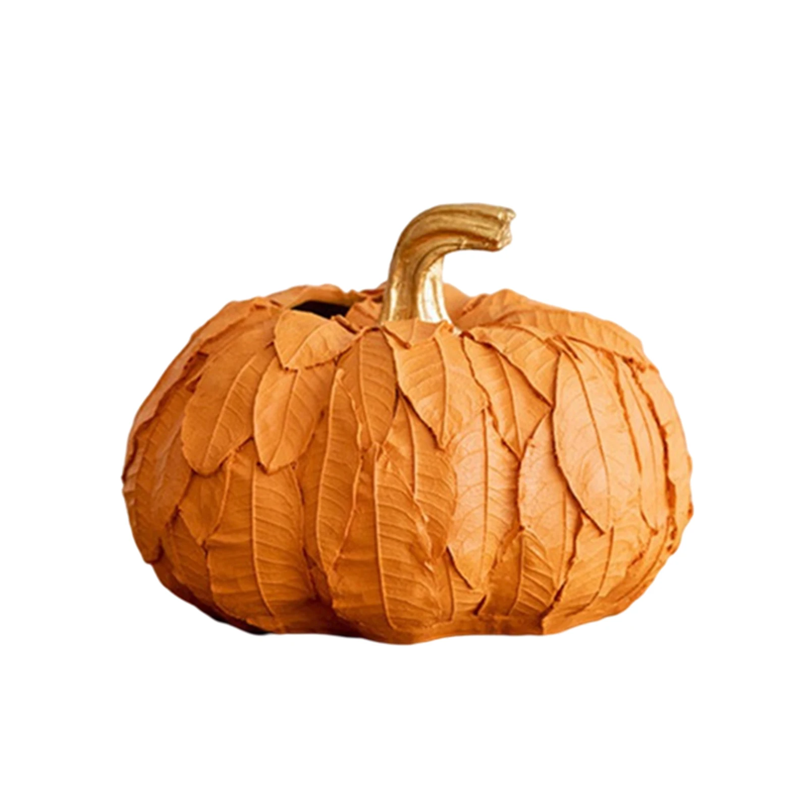Статуя тыквы полимерные фрукты украшения фигурки листья цветочная композиция