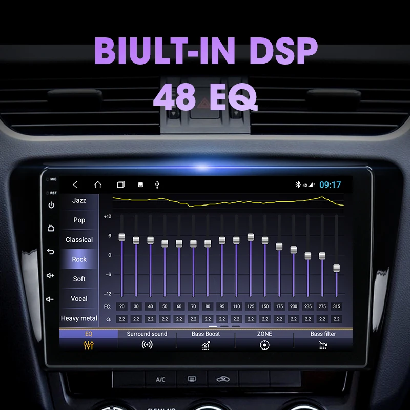 Vtopek 4G + 64G Android автомобильный DVD мультимедийный плеер для Skoda Octavia 3 A7 2014 2018 Авто