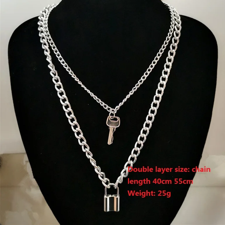 Punk Personality Thorns Chain Necklace Cool Razor Blade Pendant Silver Color for Women Men Hip Hop Nightclub Jewelry | Украшения и