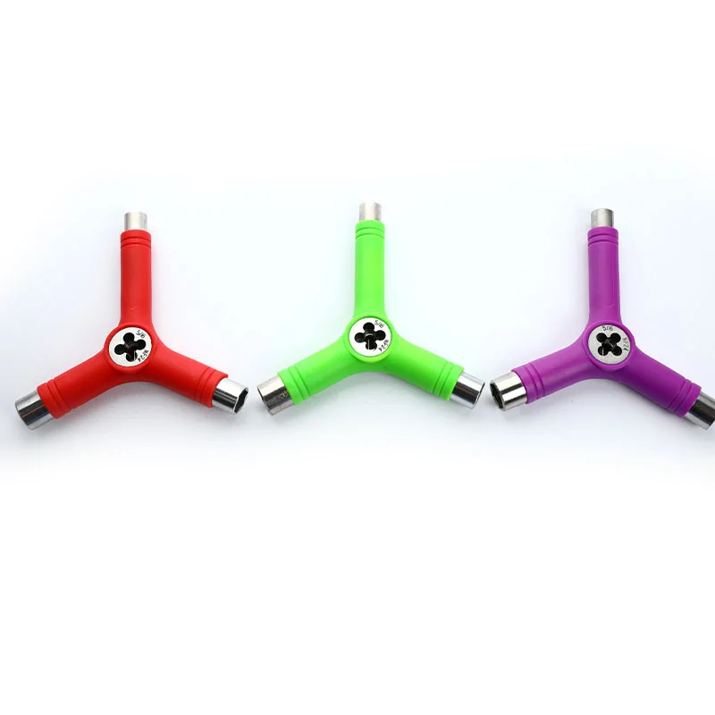 

Professional Skateboard Tool Y Type Skateboard Wrench Skate Tool Screwdriver Lightweight portable alloy steel Skateboard Wrench