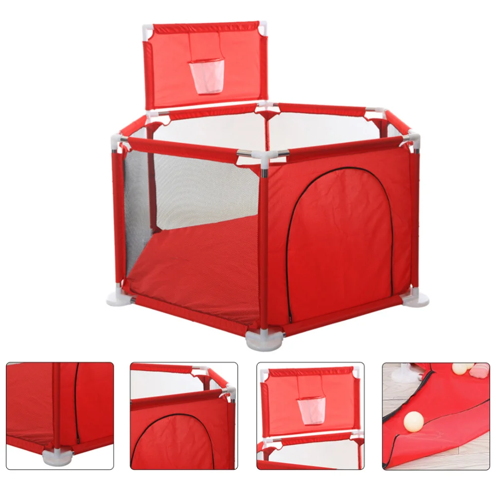 

1Pc Practical Child Use Playpen Practical Household Child Game Fence Red