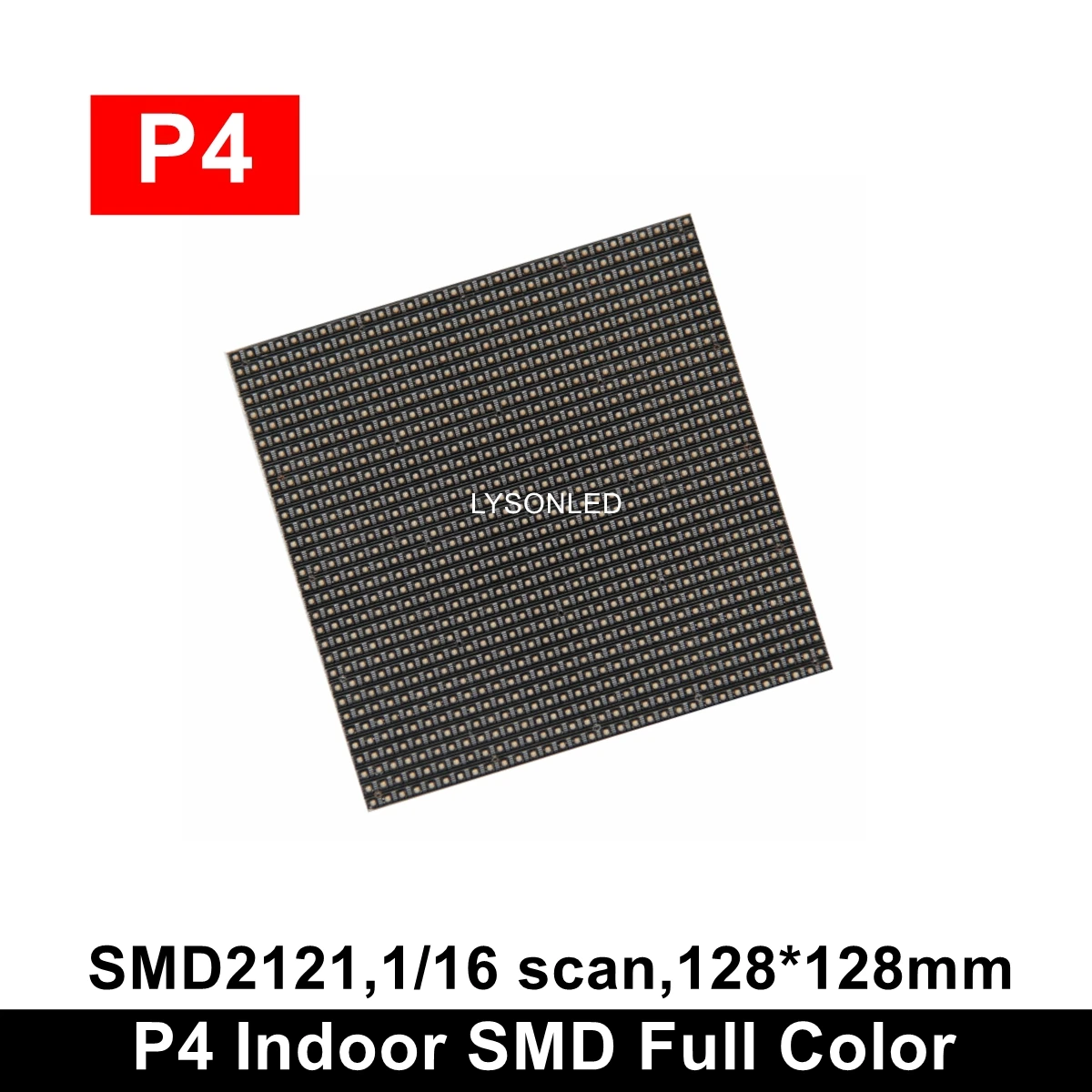 P4 Крытый SMD полноцветный светодиодный модуль дисплея 32*32 пикселей 1/16