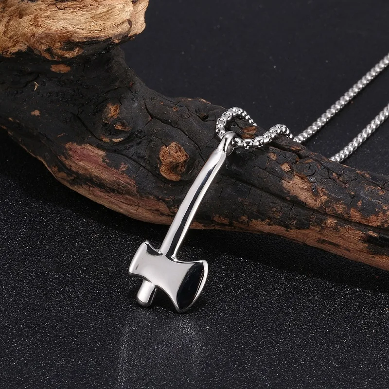 В стиле хип-хоп персонализированные серебряная подвеска в виде топорика