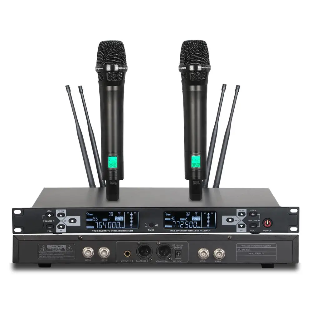 

Long range stage wireless uhf microphone system