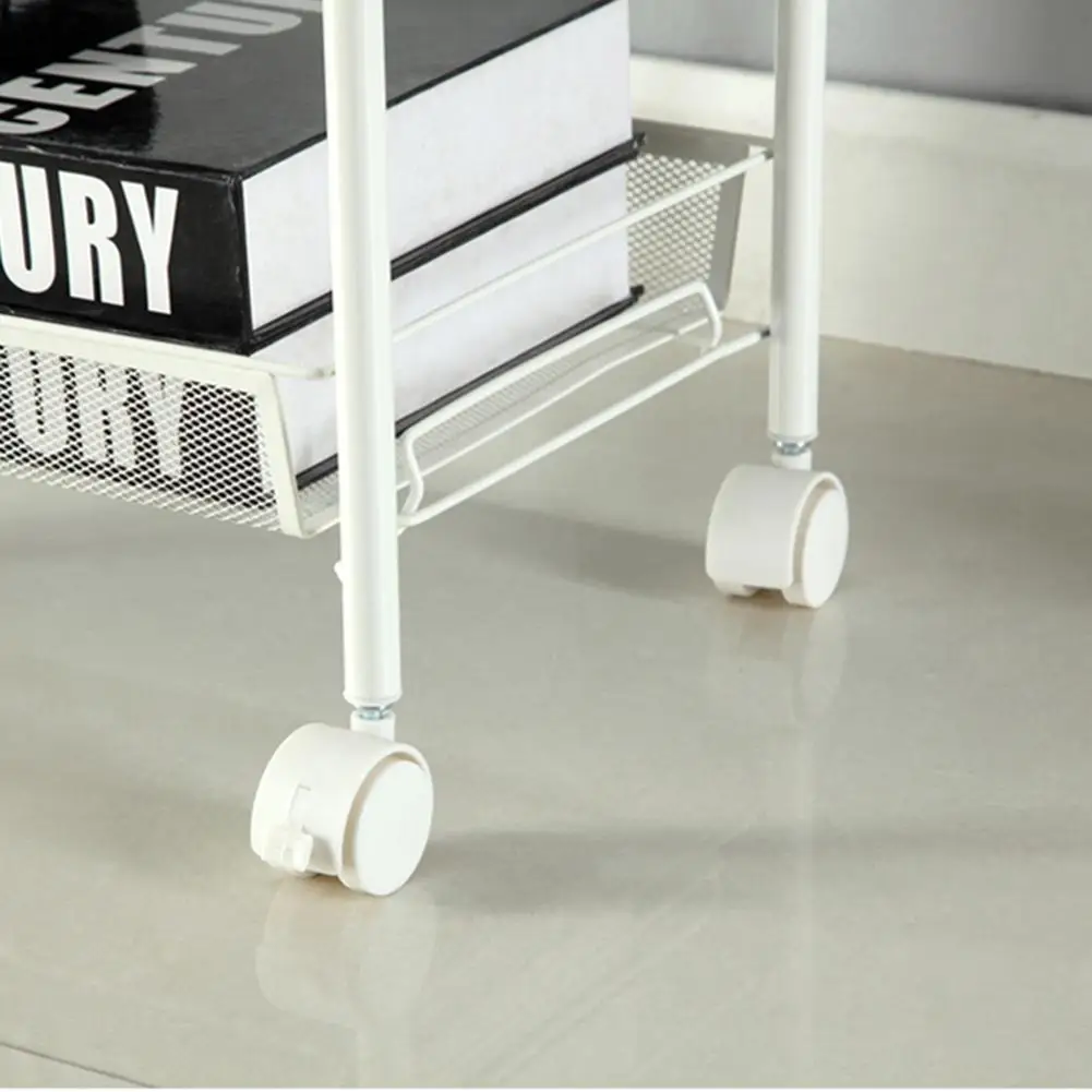 

Household Home Ivory White Fine Five-Layer Storage Car Living Room Bedroom