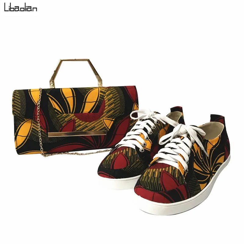 Красного цвета в африканском стиле Анкара хлопок из парафинированной Ткани