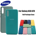 Чехол для Samsung A50 A70, оригинальный мягкий защитный чехол из жидкого силикона для Samsung Galaxy A50S, A30S, A70, A70S, чехол