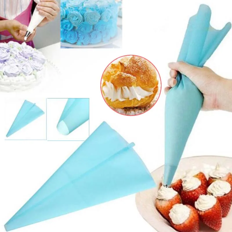 Силиконовый многоразовый кондитерский мешок для обледенения крема DIY