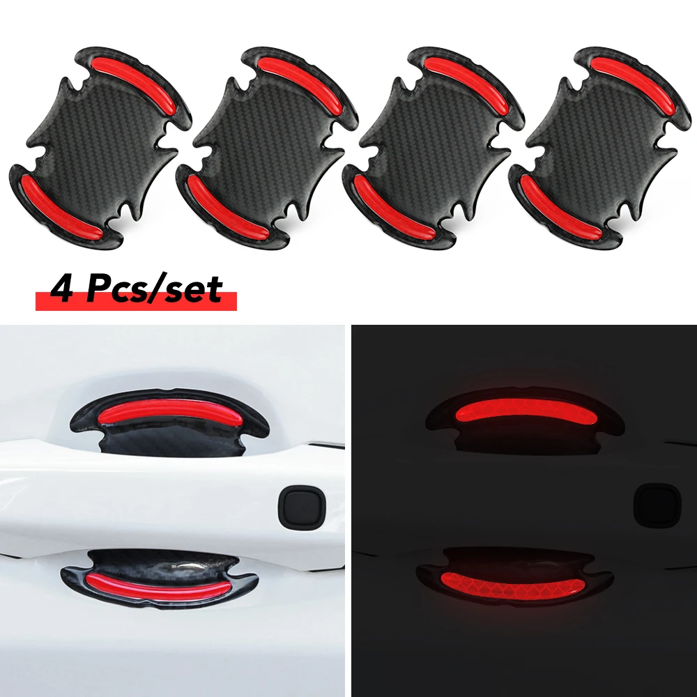 4 шт. автомобильные наклейки защитные дверные ручки для Renault Megane Modus Laguna Duster Logan DACIA