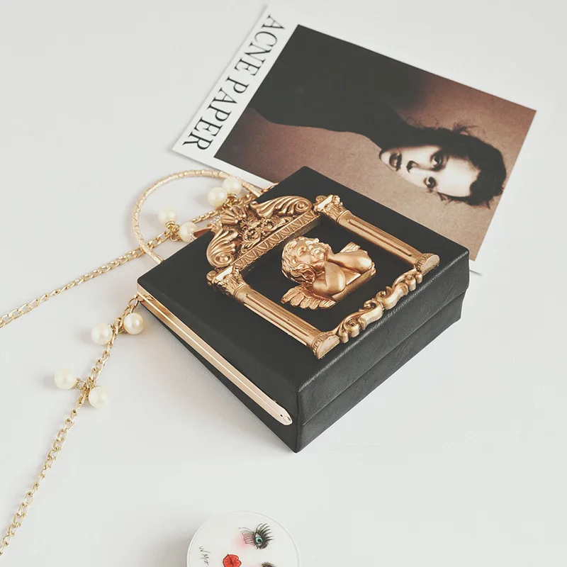 Женские кожаные сумки с ангелом через плечо роскошная дизайнерская женская