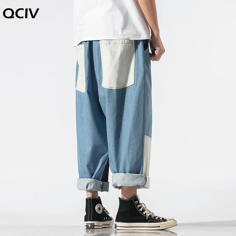 

Streetwear Mens Jeans Pants Ankle-Length Japanese Casual Jeans Men New Fashion Jogging Pants Male Large Size 5XL