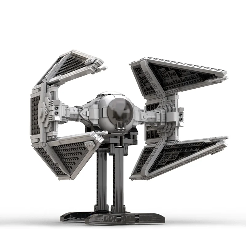 

Конструктор MOC Space Wars, штурм освещение для корабля, модифицированный перехватчик, Y-образное крыло, Звездный бой, мятеж, игрушки для детей