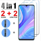 4in1 защитный Стекло для Poco X3 Pro X2 C3 закаленное Стекло защита для экрана камеры пленка для Poco F3 M3 Pro M2 Pocophone X3 NFC