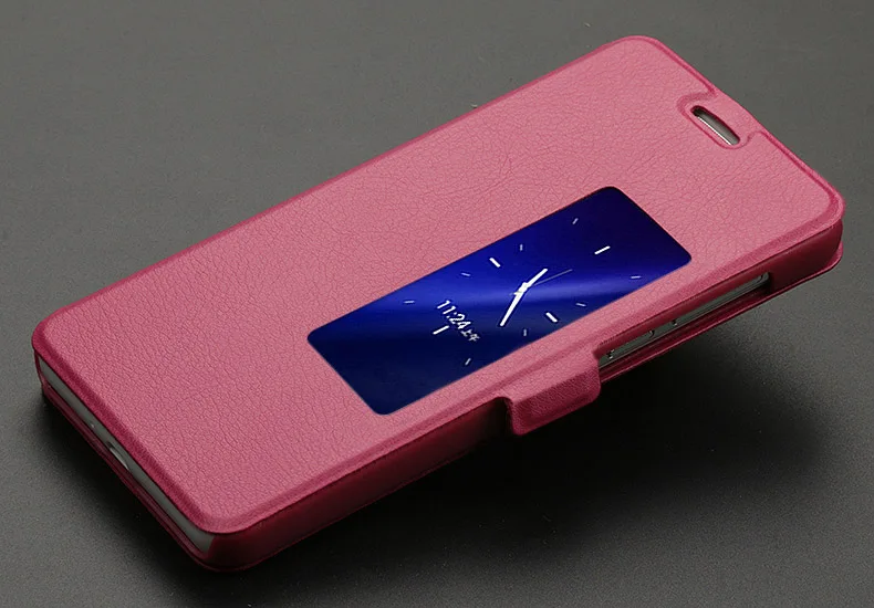 Luxury Leather Case For Huawei Honor 6 Flip Cover With window 5.0" Phone Coque back case | Мобильные телефоны и