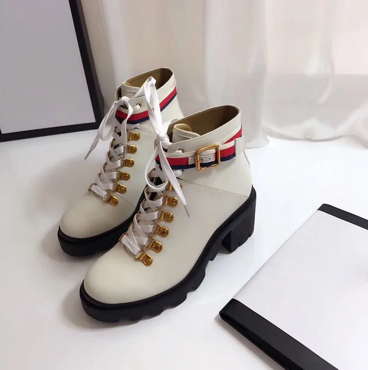 Осенне-зимние новые стильные женские ботильоны из натуральной кожи с круглым