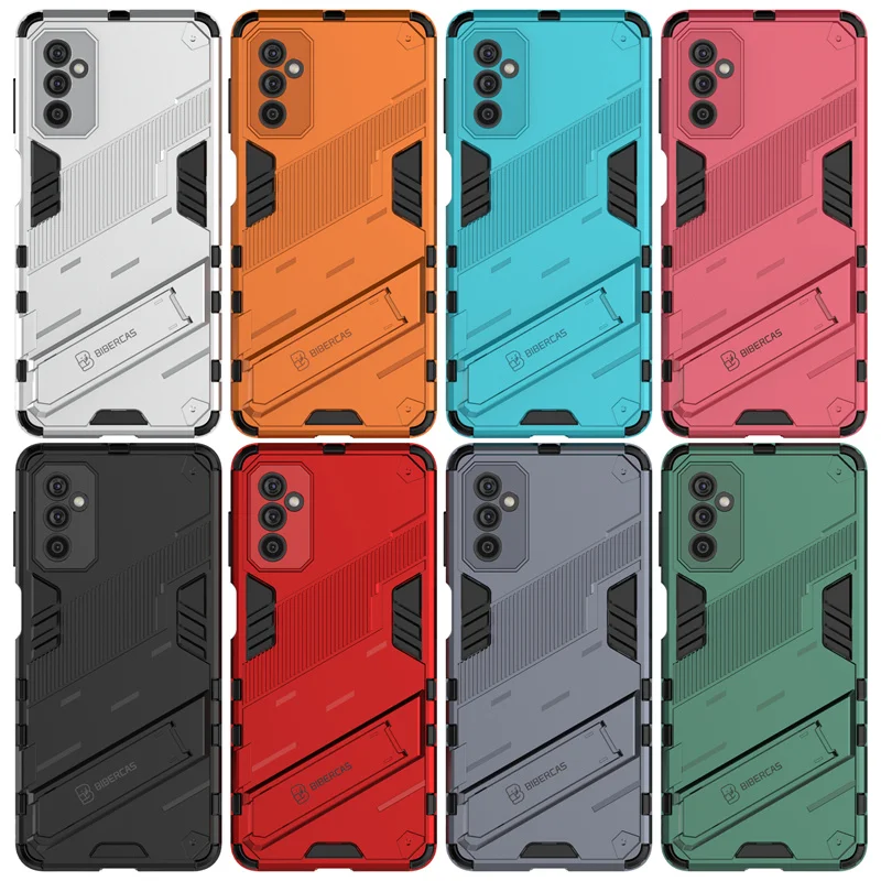Funda de tel&eacute;fono para Samsung Galaxy M52 5G, carcasa con soporte de armadura para Samsung M52 5G, A22, A32, M22, M32, M52, 5G-1