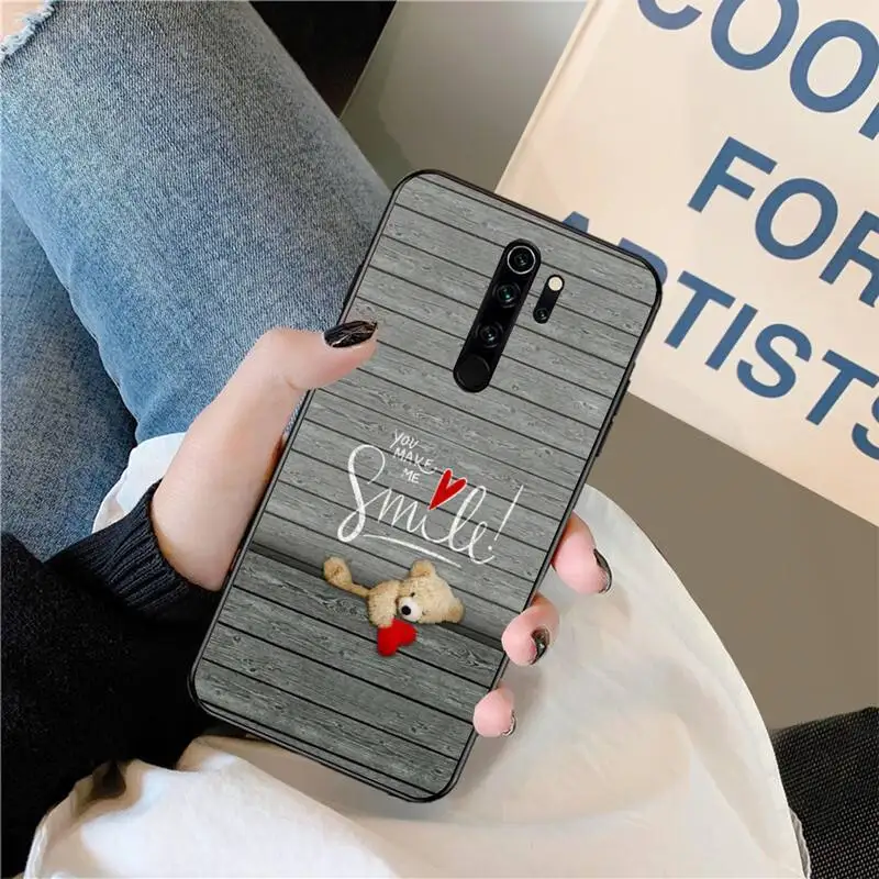 HPCHCJHM Teddy Me To You Bear Bling Cute чехол для телефона Redmi Note 8 8A 8T 7 6 6A 5 5A 4 4X 4A Go Pro|Бамперы| |
