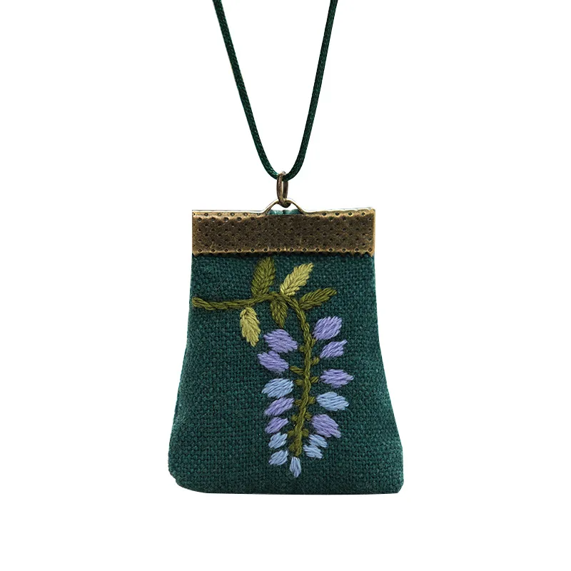 Набор для вышивания ожерелье саше цветок наборы вышивки крестиком с пяльцами