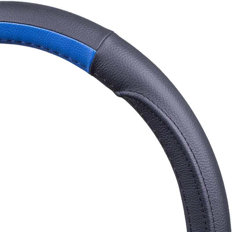 Оплетка на руль каркас Lord Autofashion (7415 black+blue) | Автомобили и мотоциклы