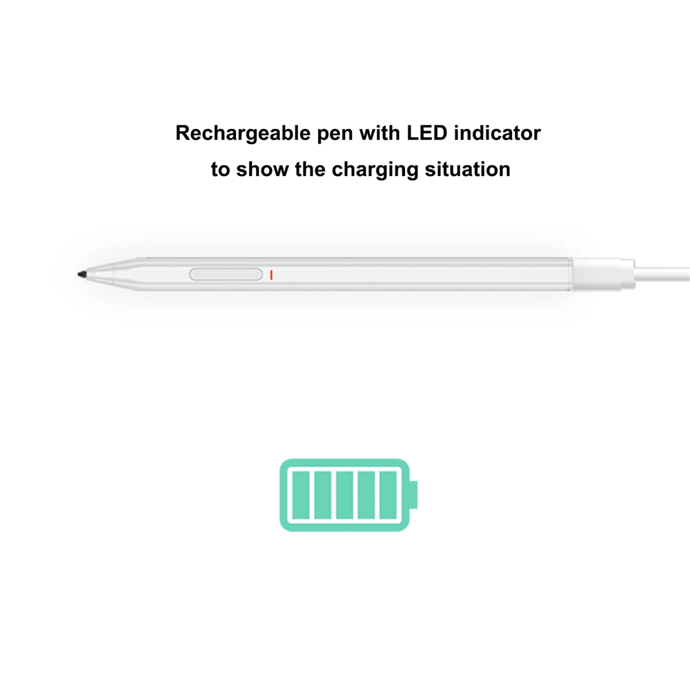 Rechargeable Magnetic Stylus Pen Tablet Drawing Writing for Surface Pro 7/6/5/4/3 Go Laptop Accessories | Компьютеры и офис