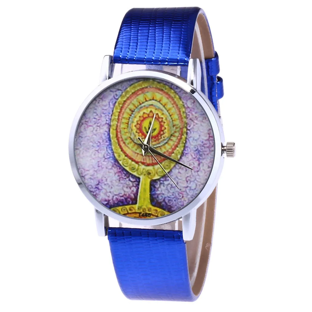 

Ladies Watches Alloy Round Dial Watch Quartz Watch Fashion Couple Watches With Retro Pattern