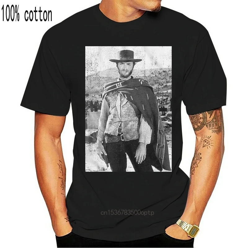 

New Funny Men t shirt Women novelty tshirt Clint Eastwood Men's Clint in Cape T-Shirt