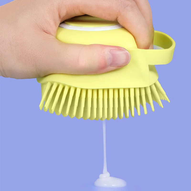 

Soft Silicone Pet Dog Shampoo Massager Brush Cat Comb Grooming Scrubber Shower Brush for Bathing Short Hair Pet Dog Accessories
