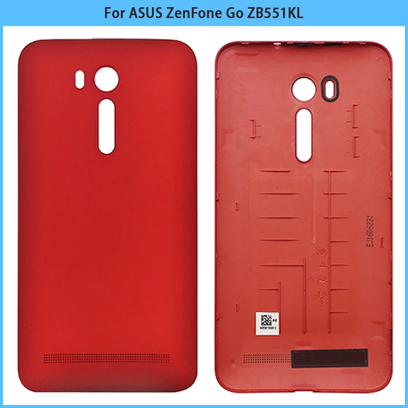 Новый задний корпус ZB551KL для ASUS ZenFone Go Пластиковая Крышка батарейного отсека