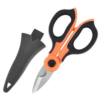 scissors high carbon steel electrician scissors household shears tools scissor set stripping wire cut tools for fabrics cables